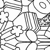 Licorice Allsorts Engelse Mandala Kleurplaten sketch template