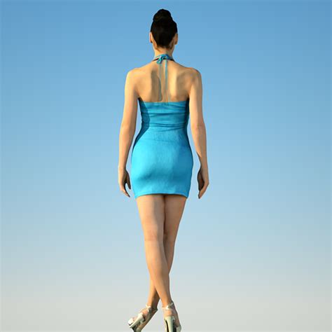 Sexy In Blue 3d Model Cgtrader