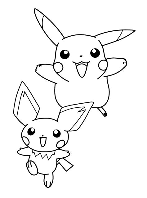 simple pokemon colouring pages