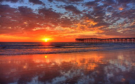 pacific beach sunset