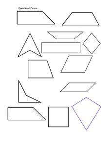 quadrilaterals pack  printables  kindergarten  grade lesson