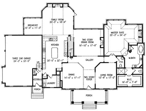 story house plans  master bedroom  ground floor floorplansclick