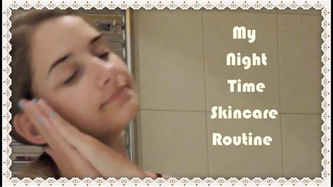 My Night Time Skincare Routine ⎮weeklymel Youtube