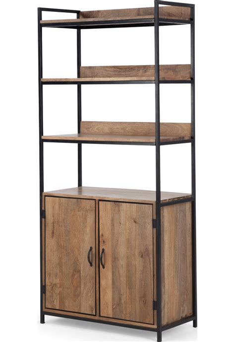 bookcase shelves wood shelves display shelves steel furniture industrial furniture