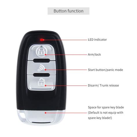 easyguard ec smart key pke passive keyless entry car alarm system push start button remote
