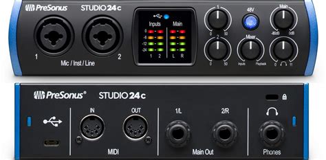 presonus introduces studio series usb  audio interfaces
