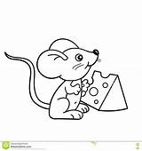 Mouse Coloring Cartoon Pages Cute Outline Little Cheese Drawing Kids Baby Book Chuck Rats Rat Printable Colouring Souris Cheeses Getdrawings sketch template