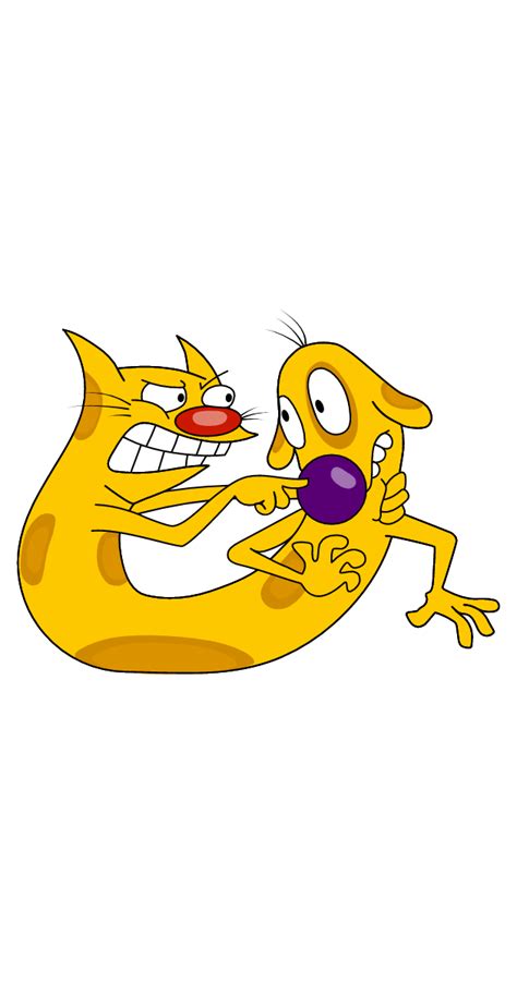 catdog cat cussing  dog sticker  cartoon characters cartoon