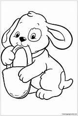 Coloring Puppy Pages Puppies Printable Dog Print Kitten Kids Color Husky Easter Cute Cat Drawing Clifford Fat Baby Draw Cool sketch template