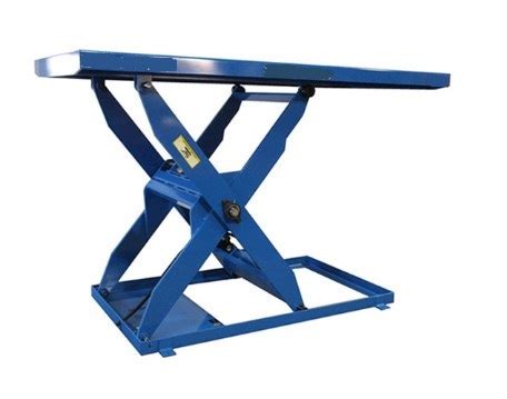 hydraulic scissor lift table    cap  lb laflamme equipements industriels