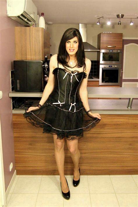 black corset dress dress skirt dress up sissy dress sissy slut