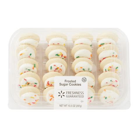 freshness guaranteed mini white frosted sugar cookies  oz