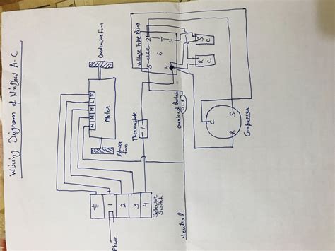 wiring diagram  window ac hvac tech diagram hvac