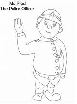 Plod Mr Coloring Kids Noddy Printable Pages Pdf Open Print  sketch template