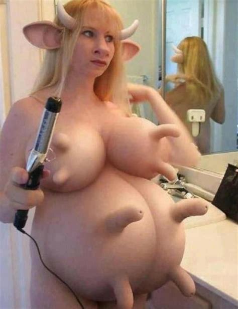 What Do You People Want A Naked Bull Woman Holding A Curling Iron In