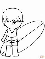 Surfer Drenge Tegninger Surfing Maedchen Kategorier sketch template