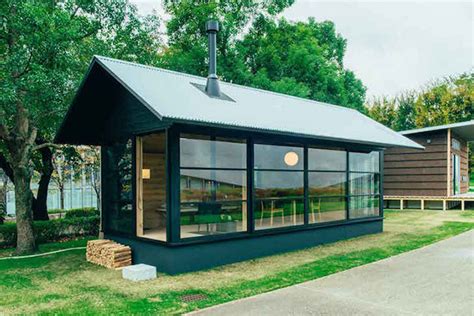 beautifully minimal contemporary huts start