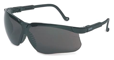 Honeywell Uvex Safety Glasses Dark Gray Lens Wraparound 55ta44