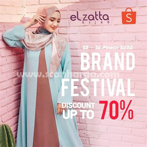 promo elzatta hijab brand festival shopee periode   maret