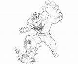 Zangief Fighter Street Action Coloring Pages sketch template