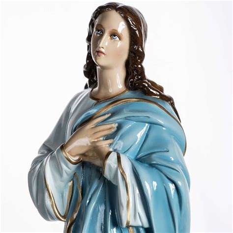 Blessed Virgin Mary Statue In Fiberglass 100cm Online Sales On