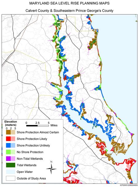 sea level rise planning maps likelihood  shore protection  delaware
