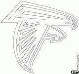 Atlanta Falcons Coloring Printable Pages Logo Getcolorings sketch template