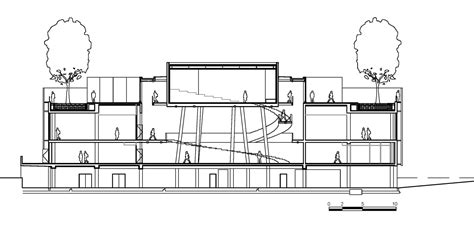 architectural drawings  section drawings revealing modern museums maryna pretorius architect
