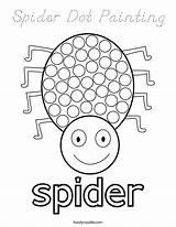 Dot Painting Coloring Spider Pages Do Halloween Printables Preschool Marker Worksheets Twistynoodle Print Twisty Noodle Login Built California Usa Outline sketch template