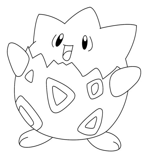 draw togepi draw central pokemon coloring sheets pokemon