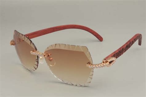 19 New Unique Design Engraved Lens Diamond Sunglasses 8300817 A2