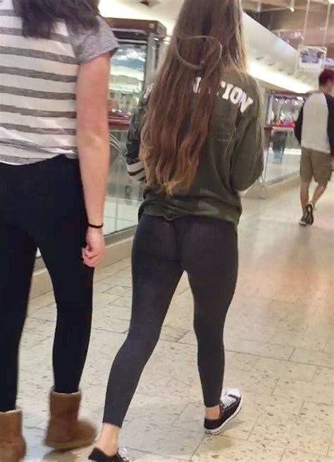 brunette teen in yoga pants creepshots