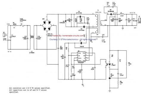 compact   amp smps circuit  led driver homemade circuit projects
