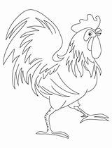 Rooster Coloring Pages Chinese Zodiac Colouring Cock Kids Hexagon Color Year Sign Sheet Clipart Getdrawings Getcolorings Easy Printable Drawing Library sketch template