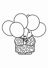 Miffy Nijntje Ballonnen Kleurplaten Kleurplaat Coloringpages1001 Verjaardag Jarig Tekeningen Globes Uitprinten Downloaden Picgifs sketch template
