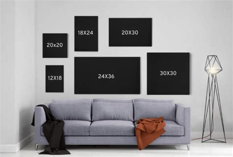 type  canvas sizes ultimate guide   home decoration  canvas