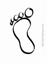 Footprint Footprints Printable Clip Foot Template Clipart Outline Baby Carbon Print Sand Pattern Drawing Coloring Shoe Bigfoot Library Line Dinosaur sketch template