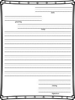 lined paper  letter writing collection letter template collection