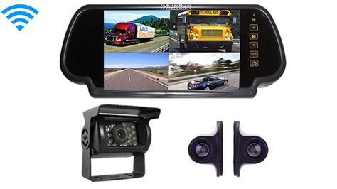 wireless rear view system   backup cameras  clip  mirror