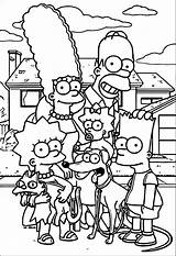 Simpsons Coloring Family Pages Street Printable Simpson Colouring Sheets Cartoon Wecoloringpage Drawing Choose Board Printables sketch template