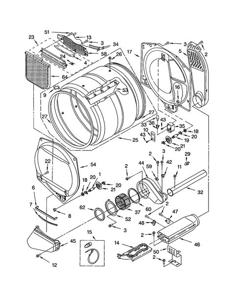 kenmore washer model  parts diagram