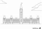 Parliament Canada Coloring Drawing Pages Color Hellokids Houses House Building Kids Drawings Print Paintingvalley Choose Board sketch template