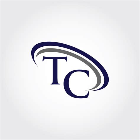 monogram tc logo design  vectorseller thehungryjpeg
