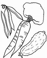Cucumber Carrots Topcoloringpages sketch template