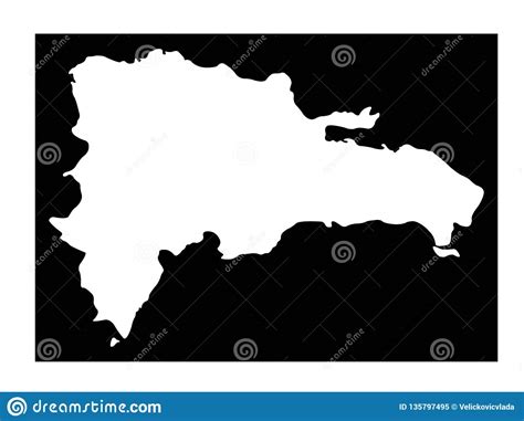 Dominican Republic Map Island Country In The Greater Antilles