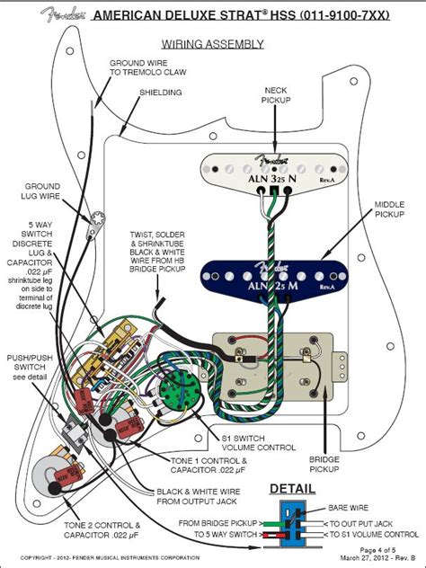 american deluxe stratocaster wiring diagram