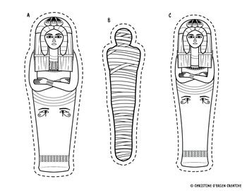 egyptian sarcophagus craft build   sarcophagus tpt