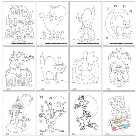 halloween coloring pages dibujos halloween colores