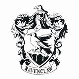 Ravenclaw Potter Crest Hogwarts Gryffindor Rowena Wizardry Witchcraft Chambers Escudos Pngfind sketch template