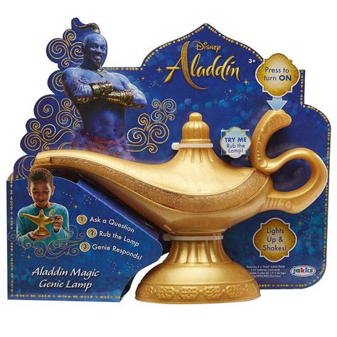 Disney Princess Aladdin Magic Genie Lamp With Real Movie